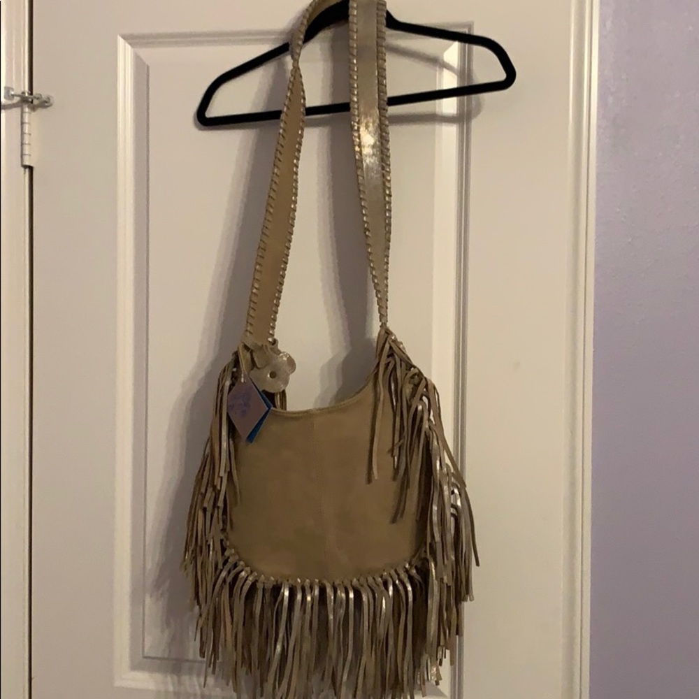 Naughty Monkey fringe purse